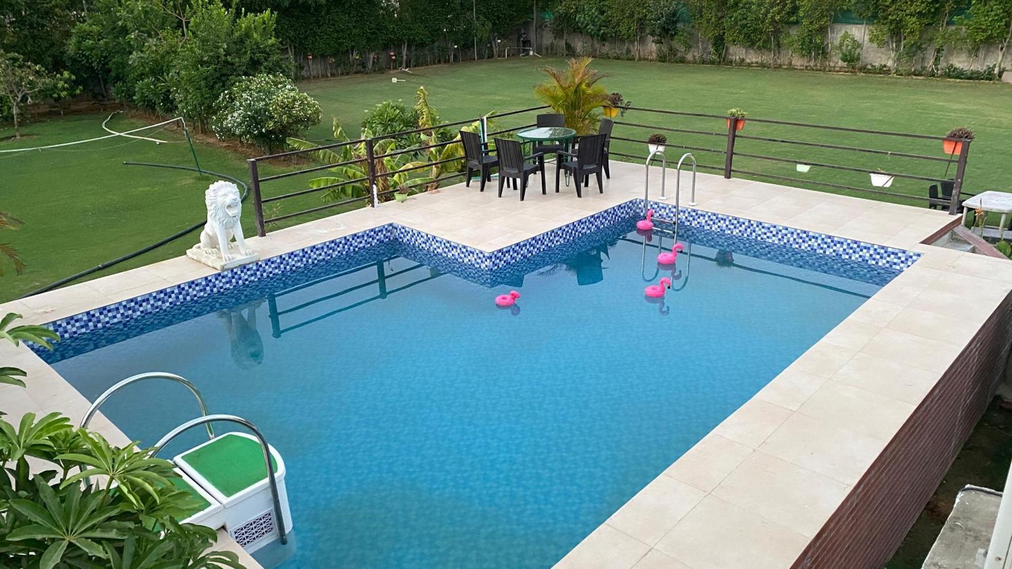 The Singh Farm Cosy Private Pool Farm Villa Gurgaon Ngoại thất bức ảnh